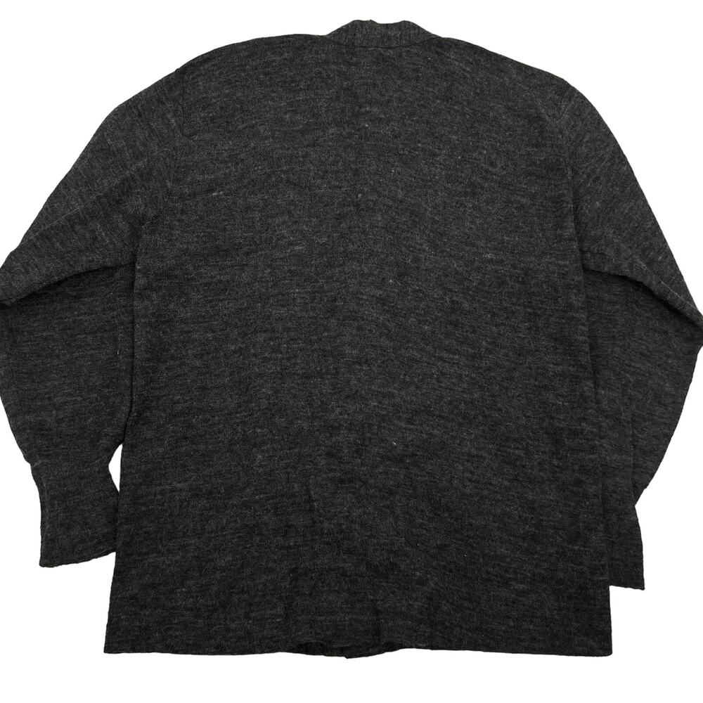 VTG 50s 60s men's Milwaukee Knits Corp 100% Virgin Wool V‎ Neck Cardigan Sweater - Picture 5 of 7